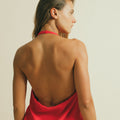 THE BACKLESS TOP CUPRO - RED 03