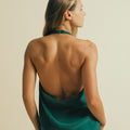 THE BACKLESS TOP CUPRO - GREEN 03