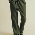 BASIC BAGGY PANTS COTTON - ARMY GREEN 02