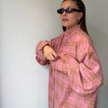 BIG BOY BLOUSE - FLANEL CHECKER PINK (NEW)