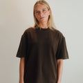 THE UNISEX OVERSIZED T - CHOCOLATE