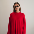 OVERSIZED LONGSLEEVE MODAL - RED